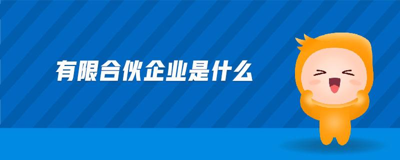 有限合伙企业